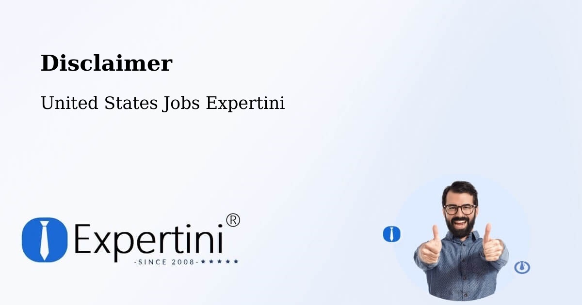 Disclaimer – Carteret - United States Jobs Expertini